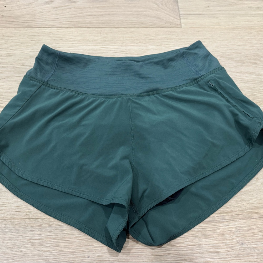 Outdoor Voices Hudson Green Athletic Shorts
